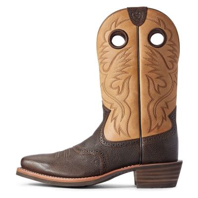 Ariat Western: Heritage Roughstock Botas Western Hombre - Marrones / Chocolate (CYLZR4502)